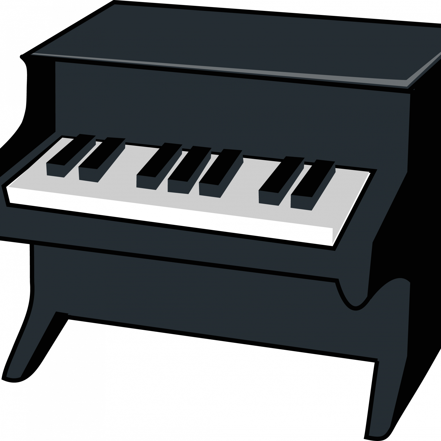 Piano - Cartoon - Clipart Of Piano (1500x1500), Png Download