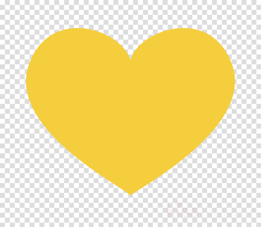 Download Yellow Heart Clipart Clip Art - Clip Art PNG Image with No  Background 