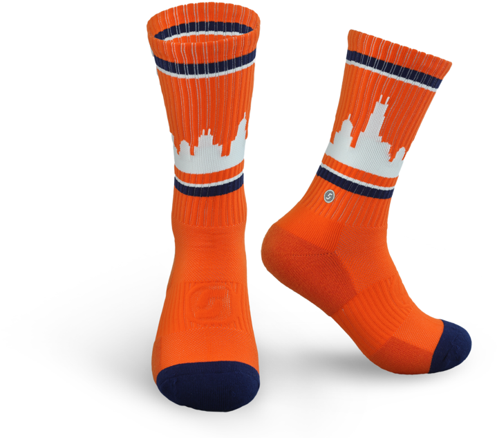Chicago - Chicago - Chicago - Chicago - Chicago Skyline Socks (1024x683), Png Download