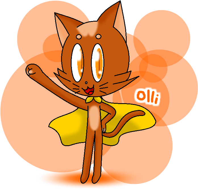 Olli Cat Anthro - Super Cat Tales 2 Alex (776x684), Png Download