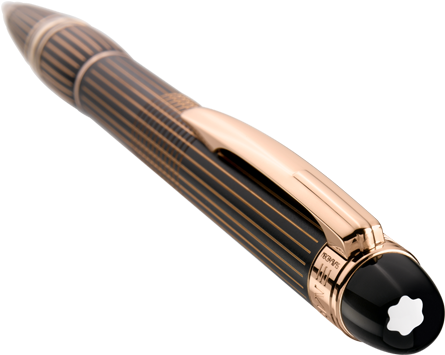 /ml 03/montblanc Starwalker/montblanc Starwalker Red - Montblanc Starwalker 105653 Red Gold Resin Ballpoint (890x364), Png Download