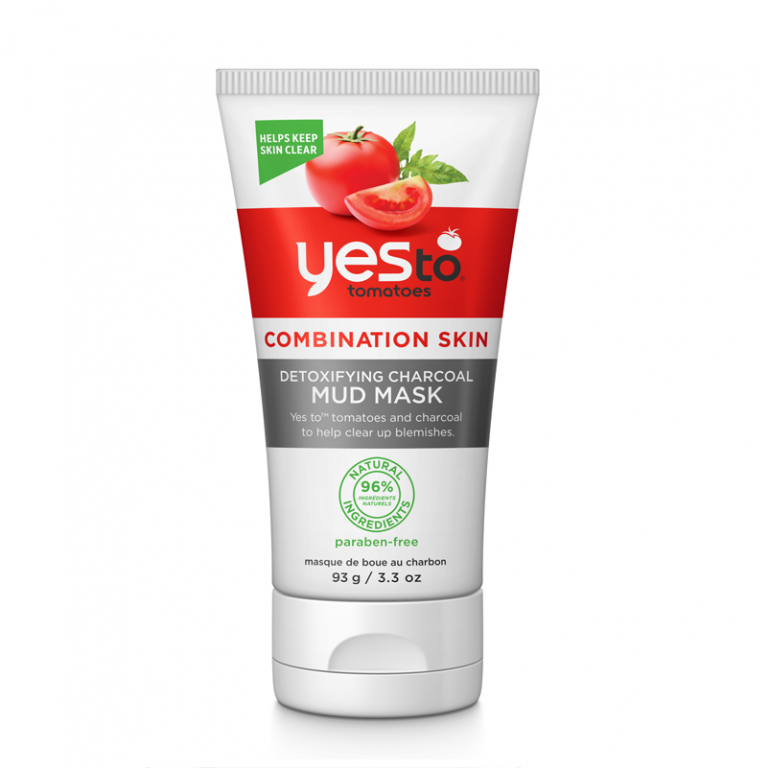 Yes To Tomatoes Detoxifying Charcoal Mud Mask 93g (767x1023), Png Download