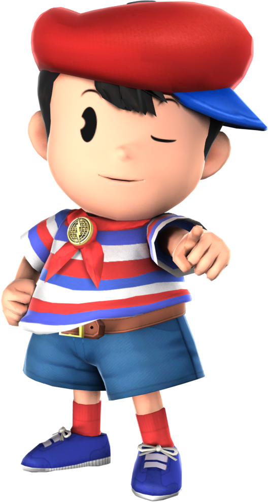 Ninten - Ninten Smash (530x988), Png Download