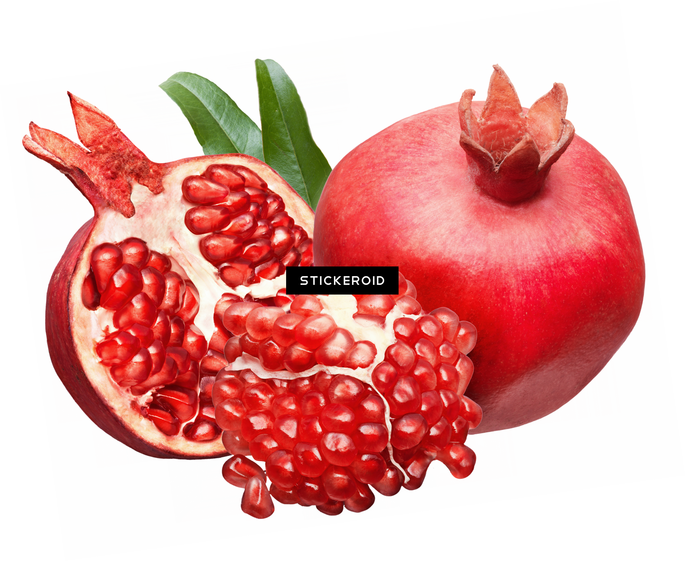 Pomegranate Fruits Nuts - Pomegranate Fruit Png (2193x1798), Png Download