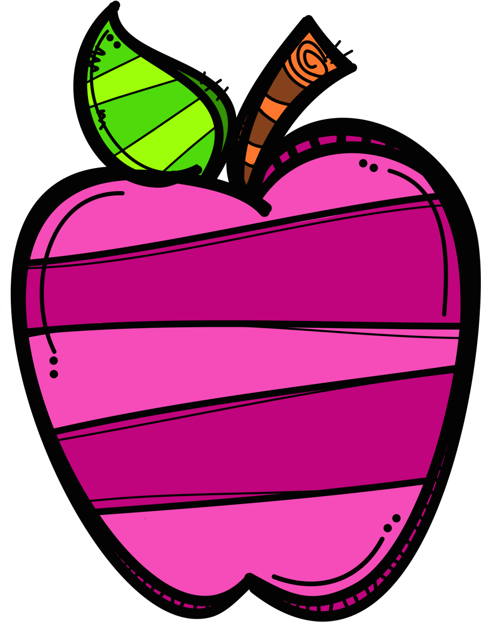 Que Te Como*✿* - Melonheadz Apple (1078x1445), Png Download