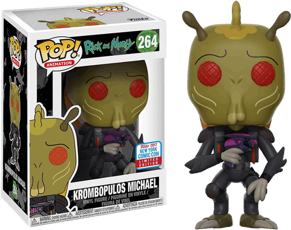 1 Of - Rick And Morty Krombopulos Michael Funko Pop (600x600), Png Download