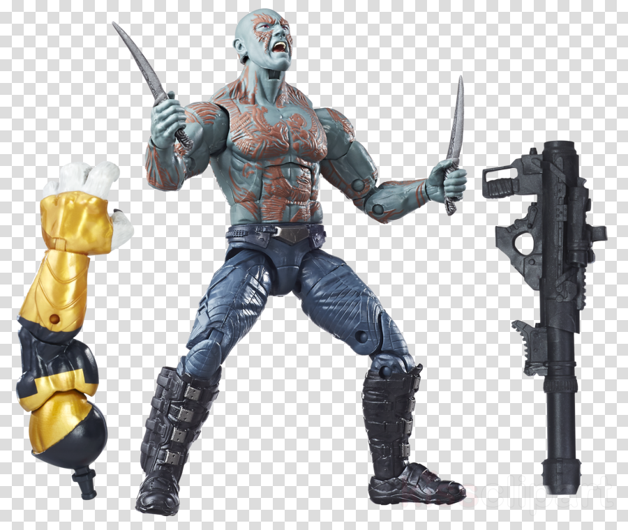 Drax Action Figure Clipart Drax The Destroyer Star-lord (900x760), Png Download