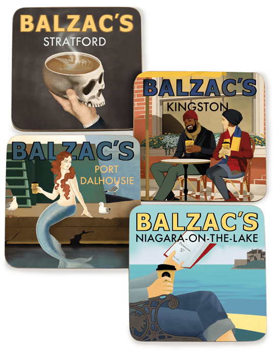 Café Posters Coasters Series - Cafe (600x800), Png Download