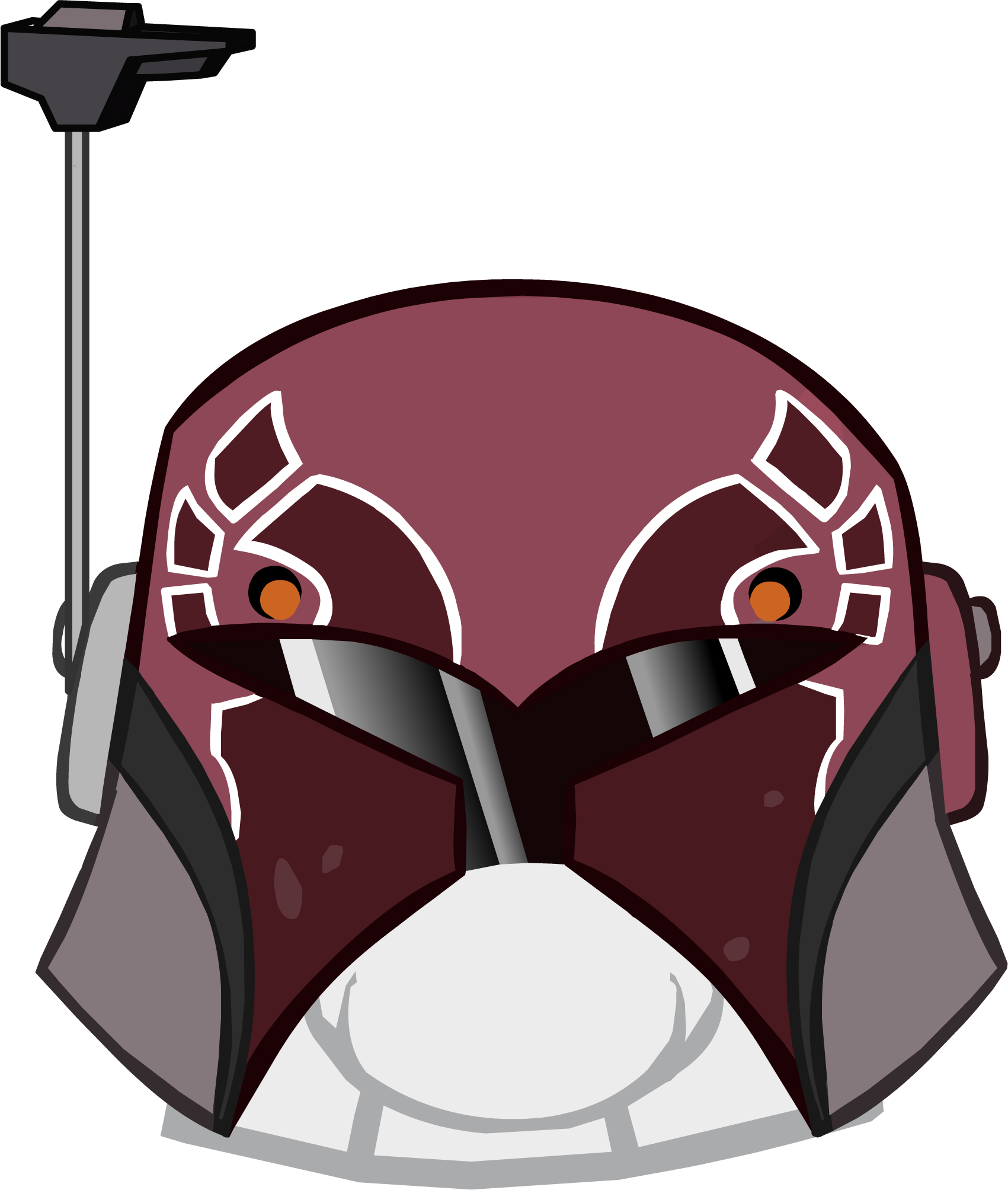 The Sabine - Club Penguin Star Wars Rebel Item (1701x2007), Png Download