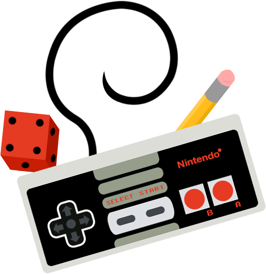 Gummy Cutie Mark - Old School Throwback Retro Video Game Controller Poster (572x586), Png Download