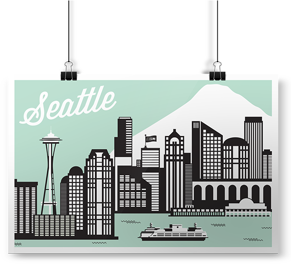 Inshare - Skyline (600x536), Png Download