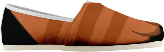 Tabby Orange Cat Paw Shoes - Shoe (600x600), Png Download