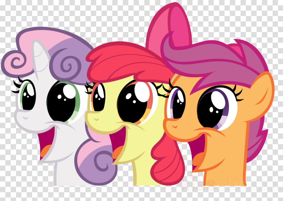 Mlp Cutie Mark Crusaders Moving Clipart Rarity Pony - Apple Bloom Transformers (900x640), Png Download