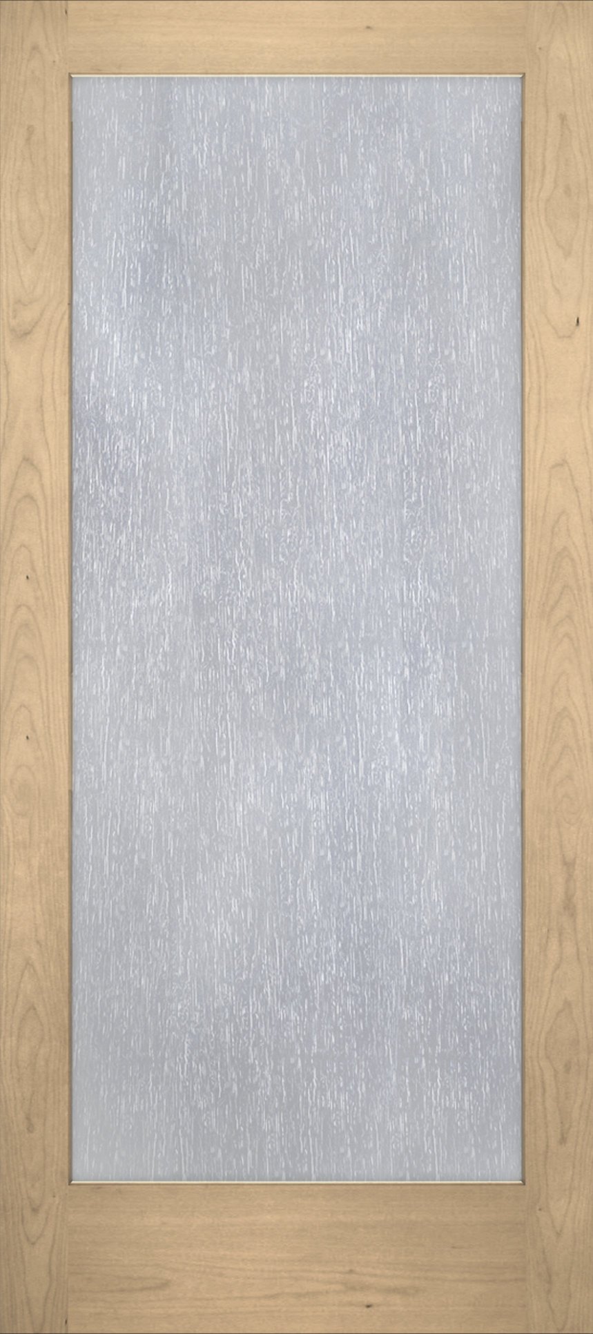 Authentic Wood Glass Panel Interior Door - Wood (859x1932), Png Download