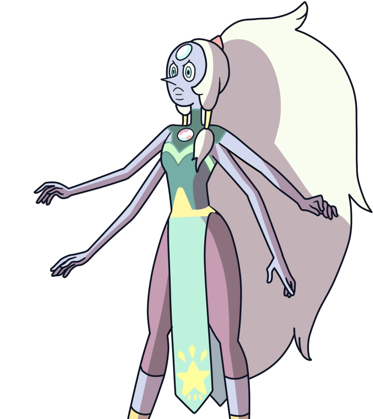 Steven Universe Opal Png - Steven Universe Fusão Perola E Ametista (900x1200), Png Download