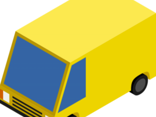 Vans Clipart Box Truck - Truck (640x480), Png Download