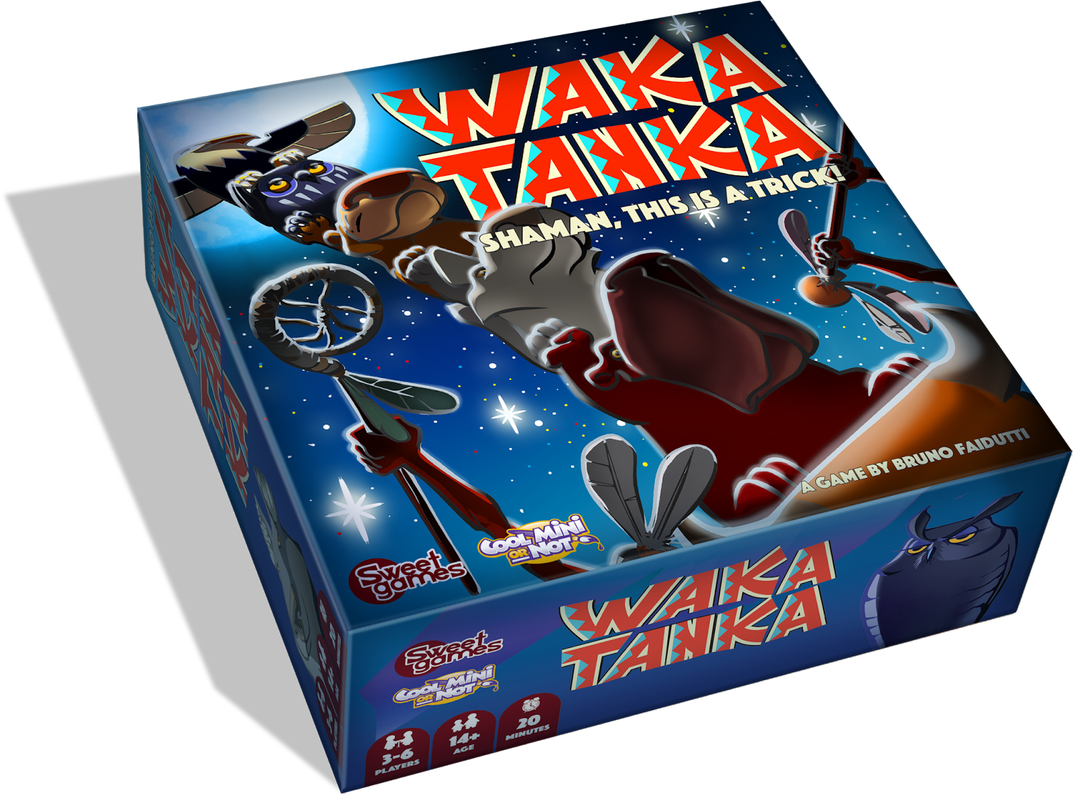 Waka Tanka - Cool Mini Or Not Waka Taka Board Game (1600x1203), Png Download
