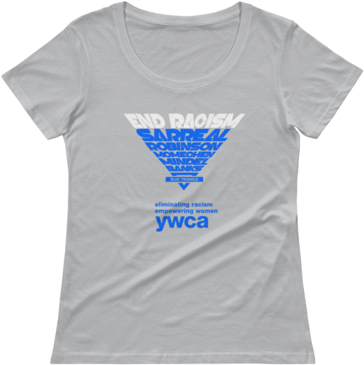 Blue Triangle - Women's Shirt - Frenchie Enjoys Summer On Unicorn Pool Float In Swimm (620x620), Png Download