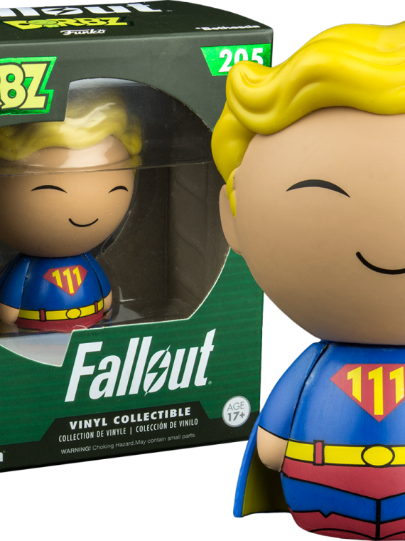 Thoughness Vault Boy Fallout - Fallout - Toughness Vault Boy Dorbz Vinyl Collectible (570x760), Png Download