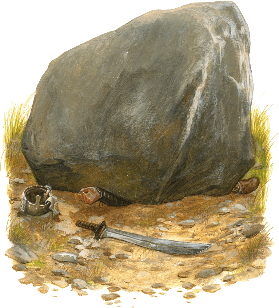 Most Giant Games Involve Rock Throwing - Illustration (916x1000), Png Download