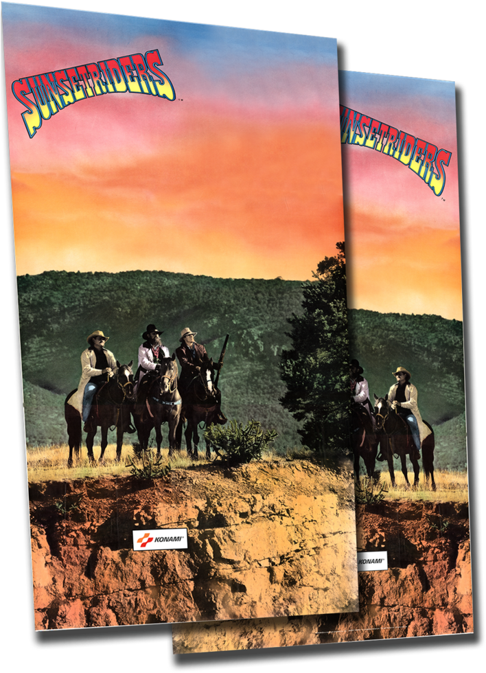 Sunset Riders Side Art - Sunset Riders (728x1024), Png Download