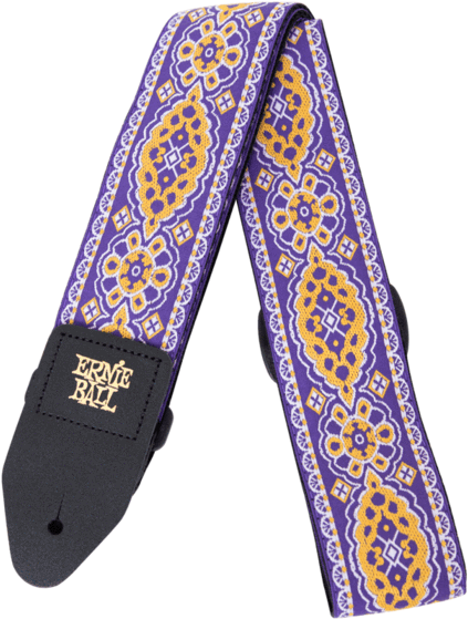 Ernie Ball Jacquard Strap - Purple Guitar Strap (700x700), Png Download