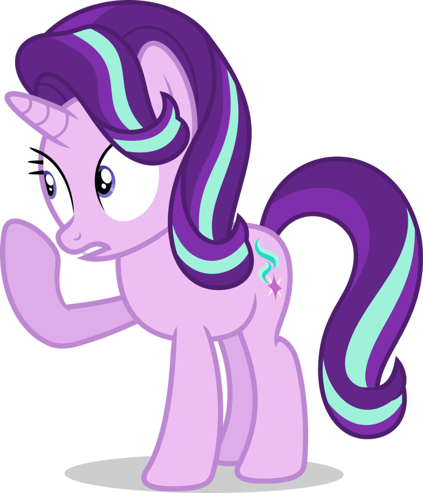 Mlp Fim Starlight Glimmer Vector By Luckreza8 On - Пони На Прозрачном Фоне (828x966), Png Download