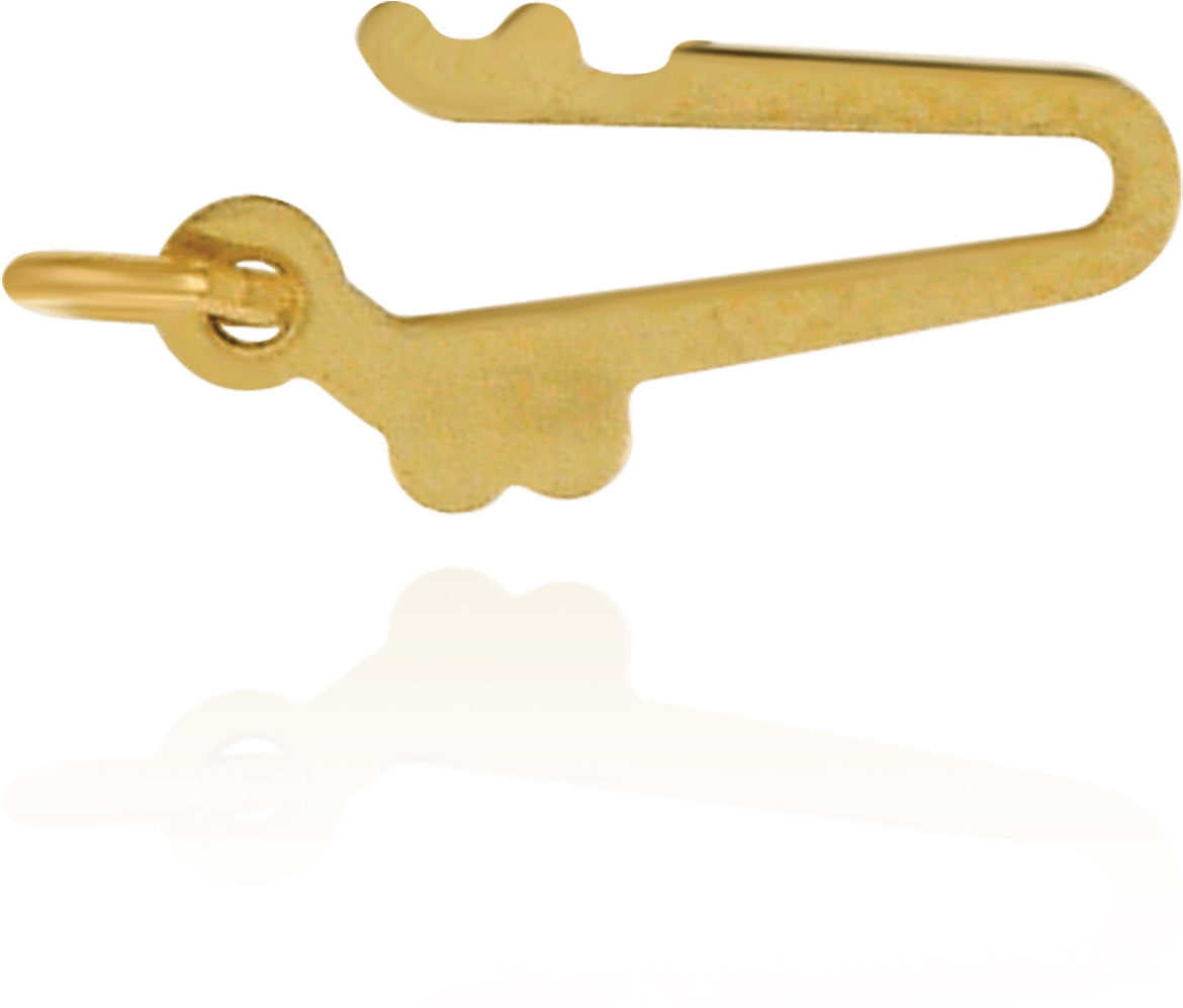 Fish Hook For Pearl Clasps - Key (1500x1500), Png Download