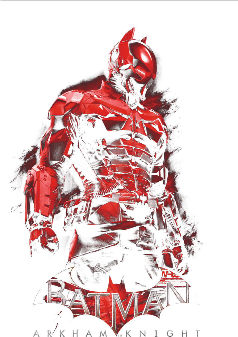 Arkham Knight Women's T-shirt - Illustration (850x1296), Png Download