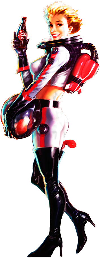 America's Favourite Soft Drink - Fallout 4 Nuka Girl (364x914), Png Download