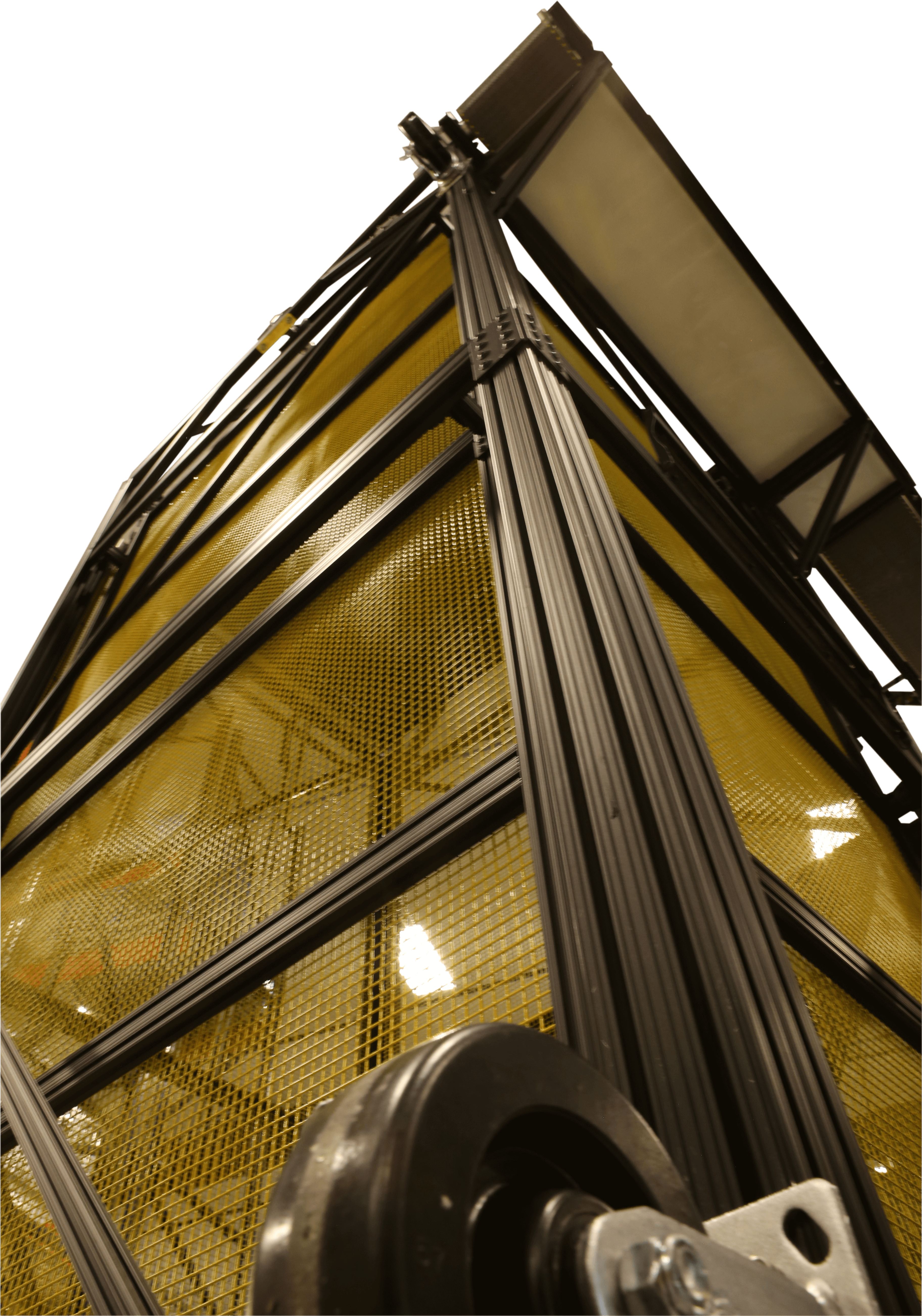 A - B - E - 's Yellow Jacket™ Depalletizer Is The Answer - Architecture (3648x5472), Png Download