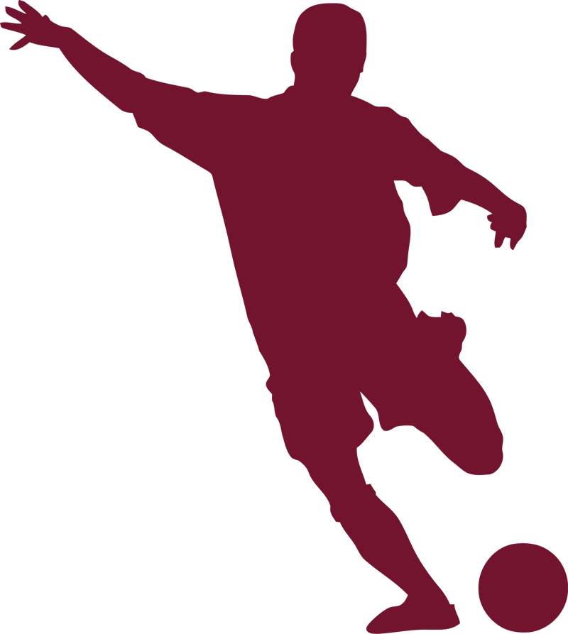 Soccer Player Icon Png Download - Silhouette (800x893), Png Download