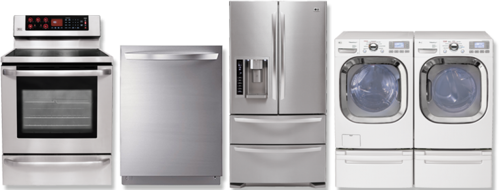 Honest, Reliable, Experienced Appliance Repair Service - Home Appliances Transparent Background (1000x382), Png Download