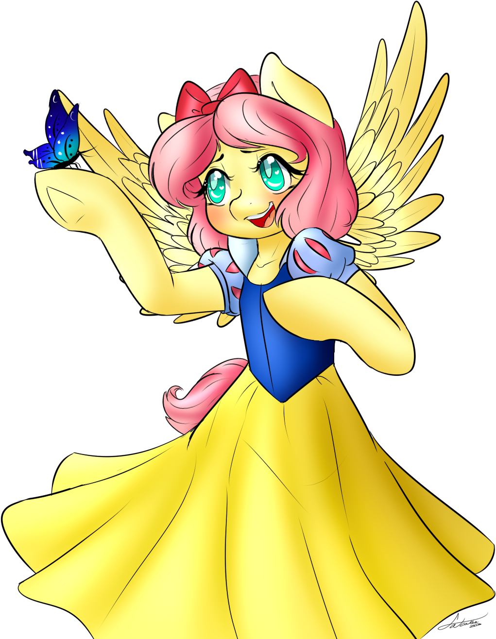 1146x1352, Snow White Fluttershy ) - My Little Pony (1146x1352), Png Download