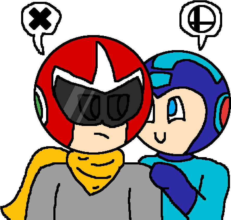 Proto Man Refuses To Join Smash - Proto Man (1000x1000), Png Download