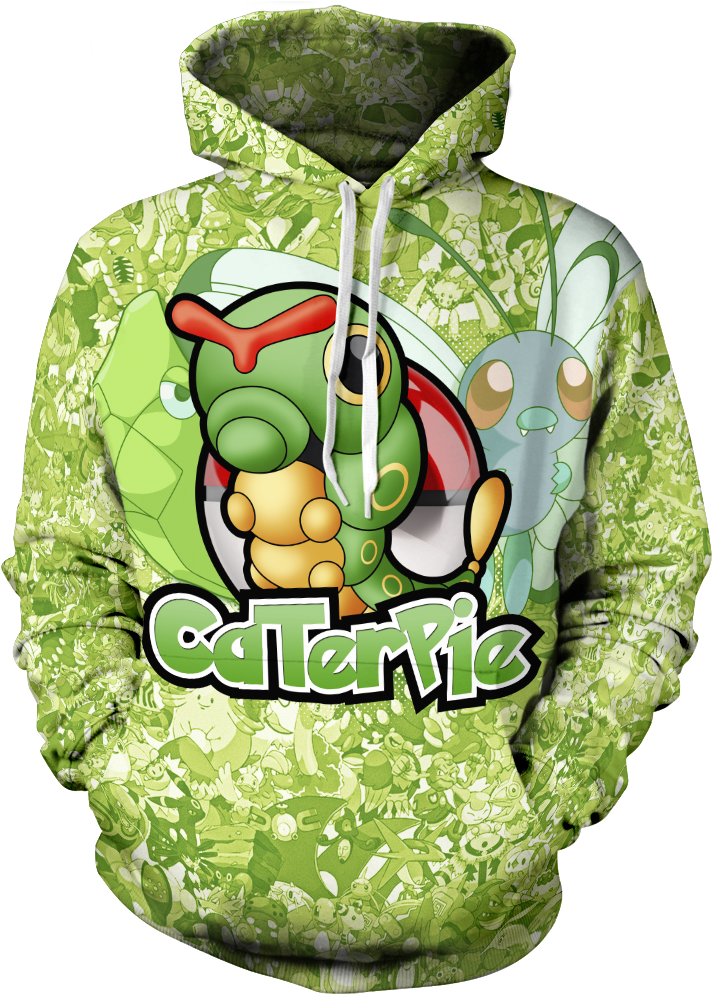 Caterpie Unisex Hoodie - Grognak Destroyer Attorney At Law (1000x1000), Png Download