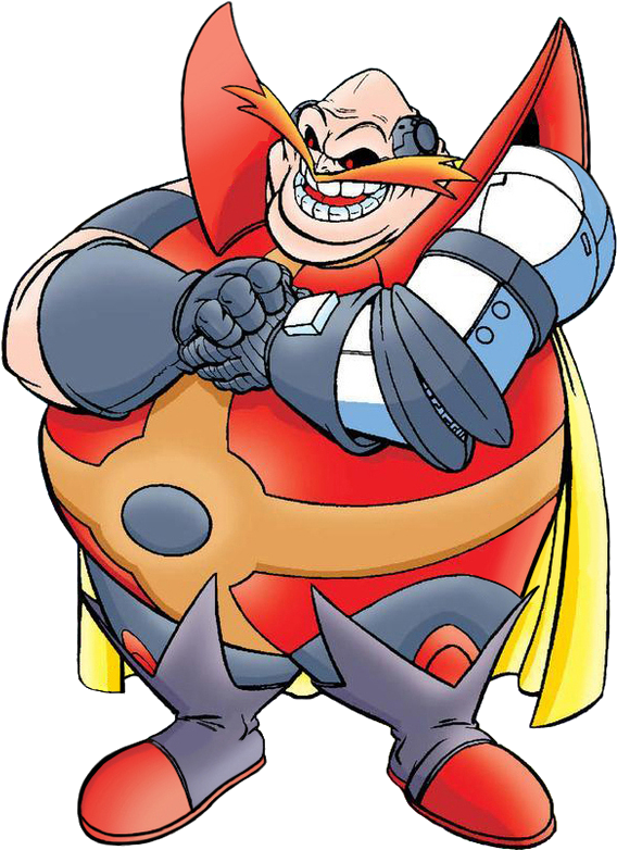 Archie Eggman - Dr Robotnik (701x876), Png Download