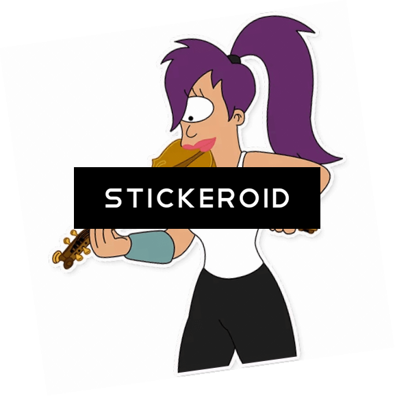 Скрипачка Futurama Leela Футурама - Duke Nukem Forever Box Art (577x578), Png Download