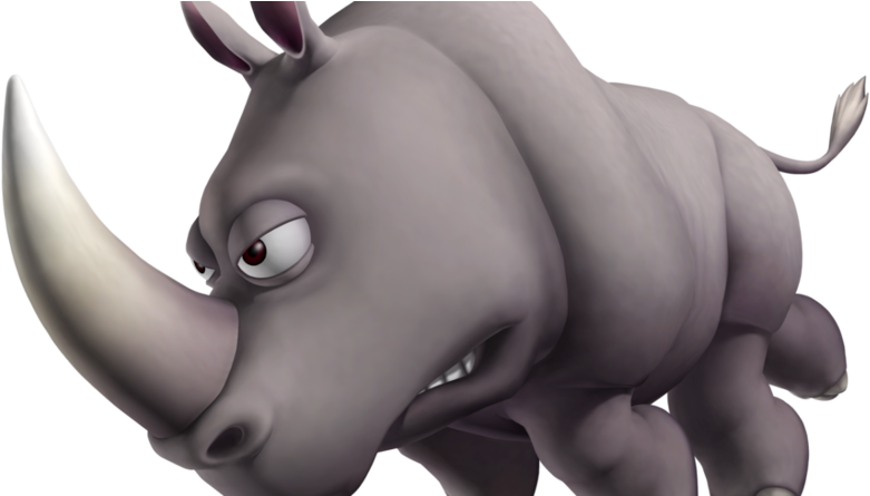 Rhino Png, Download Png Image With Transparent Background, - Donkey Kong (800x444), Png Download
