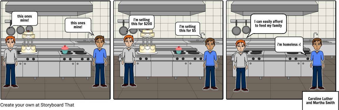 Mixed Economy Caroline And Martha - Cartoon (1164x385), Png Download