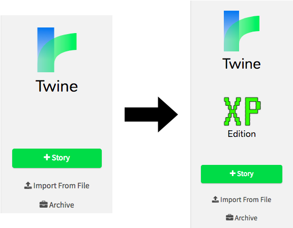 Twine Web App Being Altered To Include Xp Logo - Web Application (640x480), Png Download