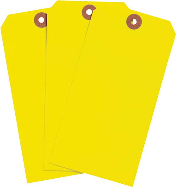 Brady Blank Paper Tag Range Yellow - Brady Corp 102141 Heavy Duty Blank Tag (800x800), Png Download