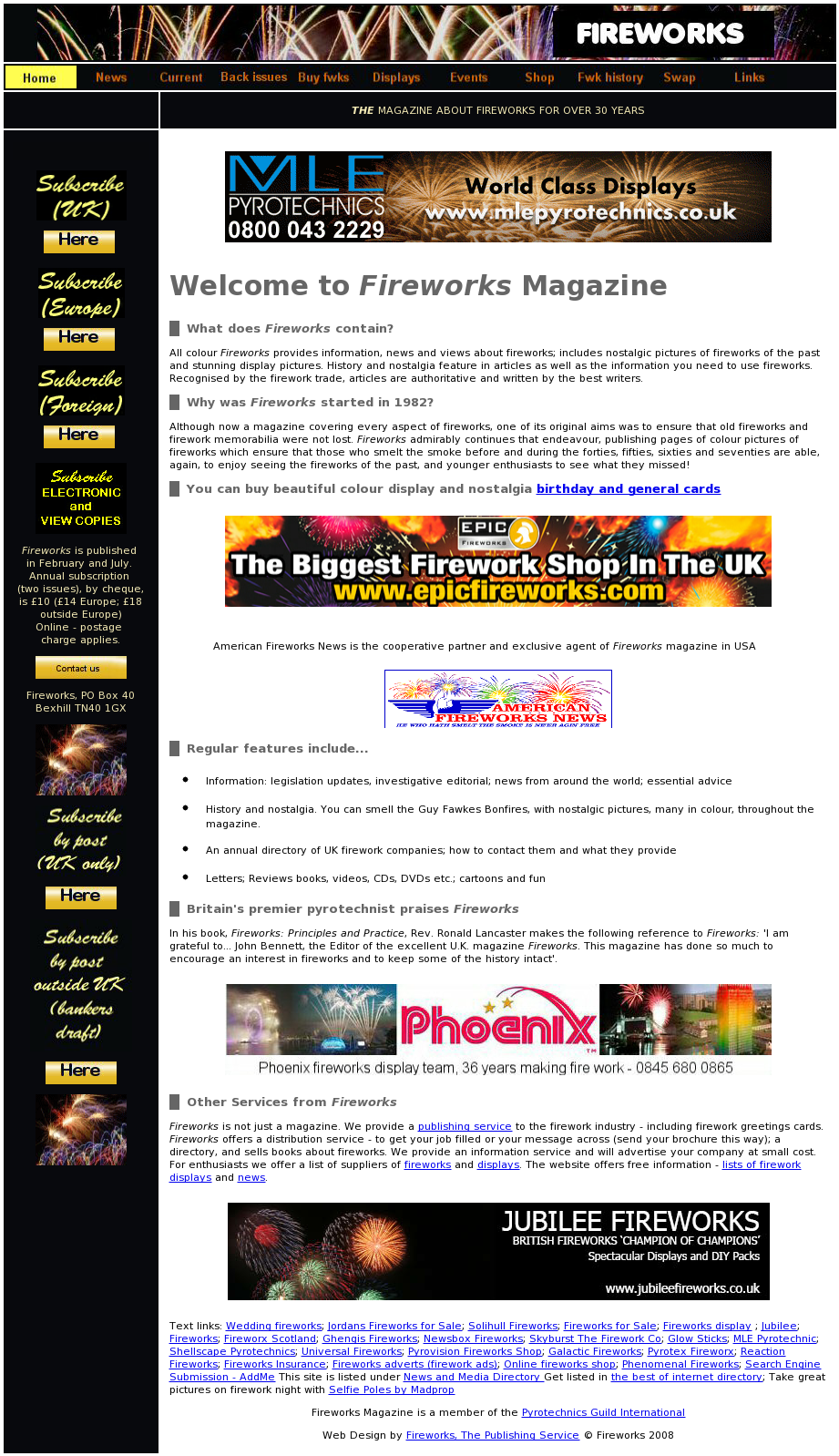 Fireworks Magazine Competitors, Revenue And Employees - Web Page (1024x1613), Png Download