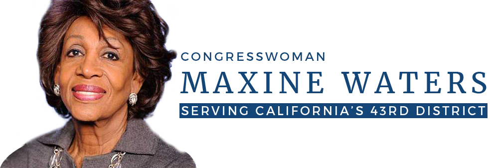 Congresswoman Maxine Waters - Maxine Waters For President (983x337), Png Download