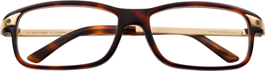 Santos De Cartier Optical Glasses - Santos De Cartier (1000x1000), Png Download
