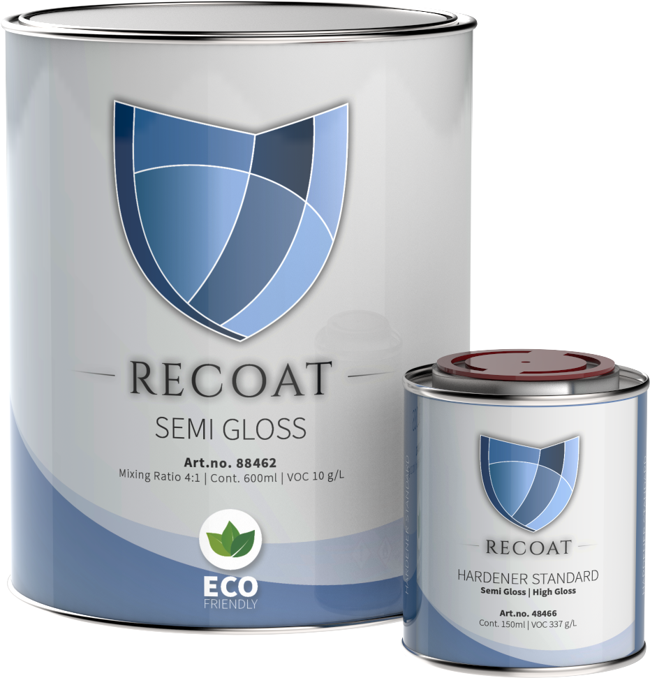 Recoat Semi Gloss - Box (1240x1240), Png Download