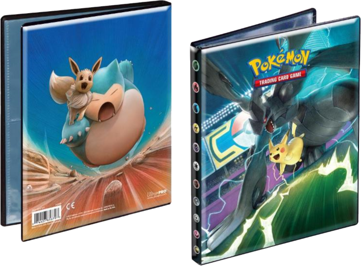 Ultra Pro Pokemon 4 Pocket Portfolio Sun And Moon - Pokemon Xy9 Breakpoint 4-pocket Portfolio (741x547), Png Download