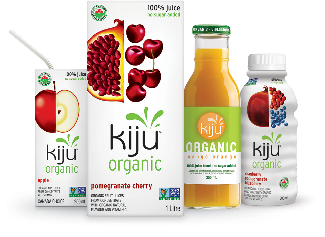 Pure And Simple - Kiju Organic Cranberry Pomegranate Blueberry Juice (1035x810), Png Download