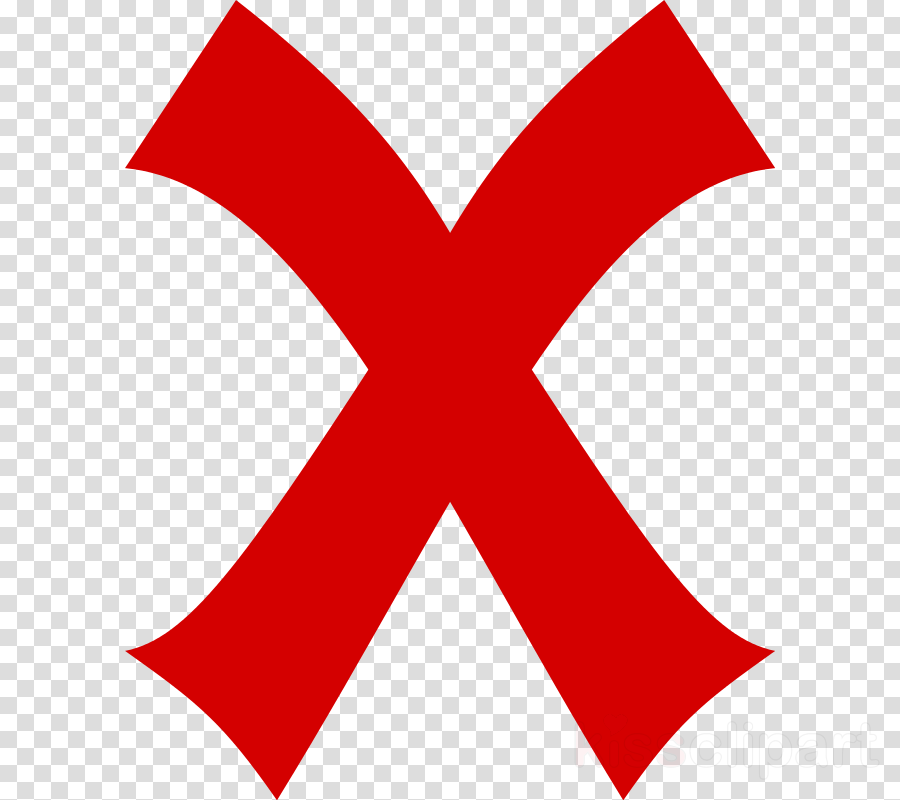 Free Red X Mark Transparent Background Download Free