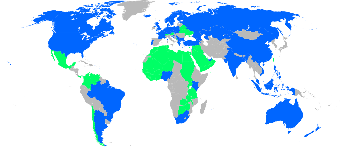 List Of Diplomatic Missions Of Israel (1200x529), Png Download